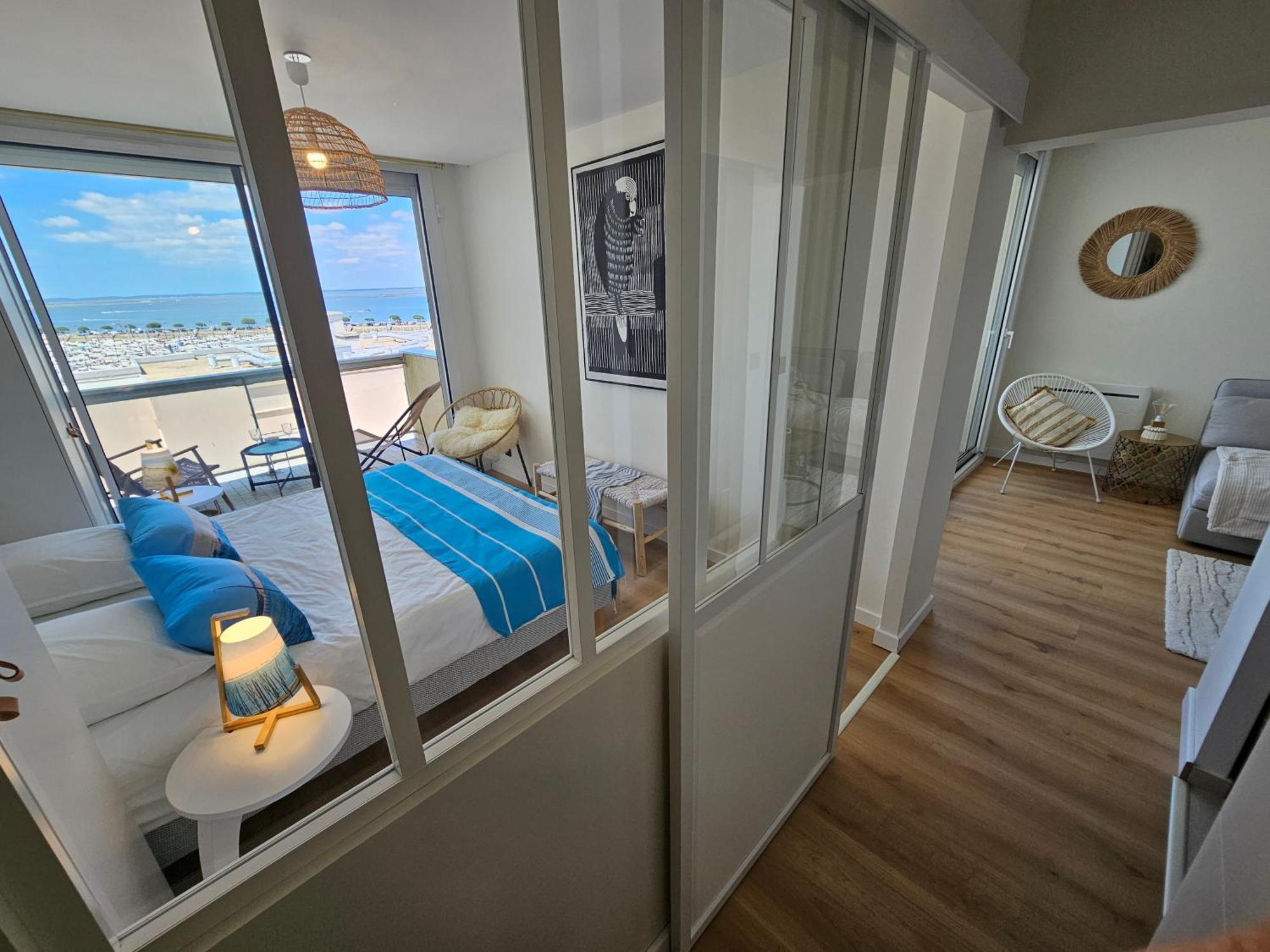Vue Panoramique Sur Bassin,Piscine Et Terrasse Lejlighed Arcachon Eksteriør billede